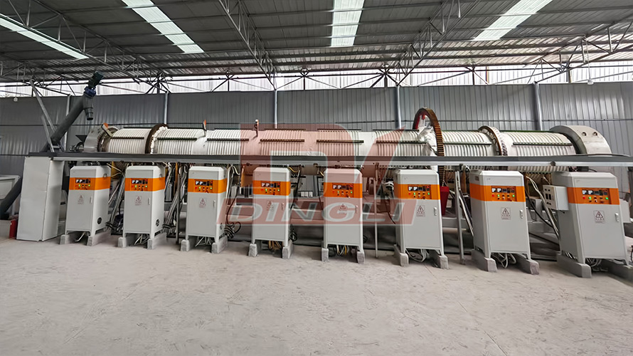 Organic Solid Waste Electromagnetic Rotary Kiln