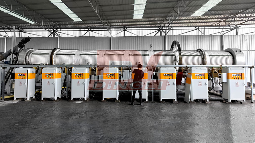 Lithium Batteries Electromagnetic Pyrolysis Machine