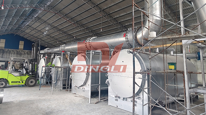 Philippines Coconut Shell Semi-Continuous Biochar Line