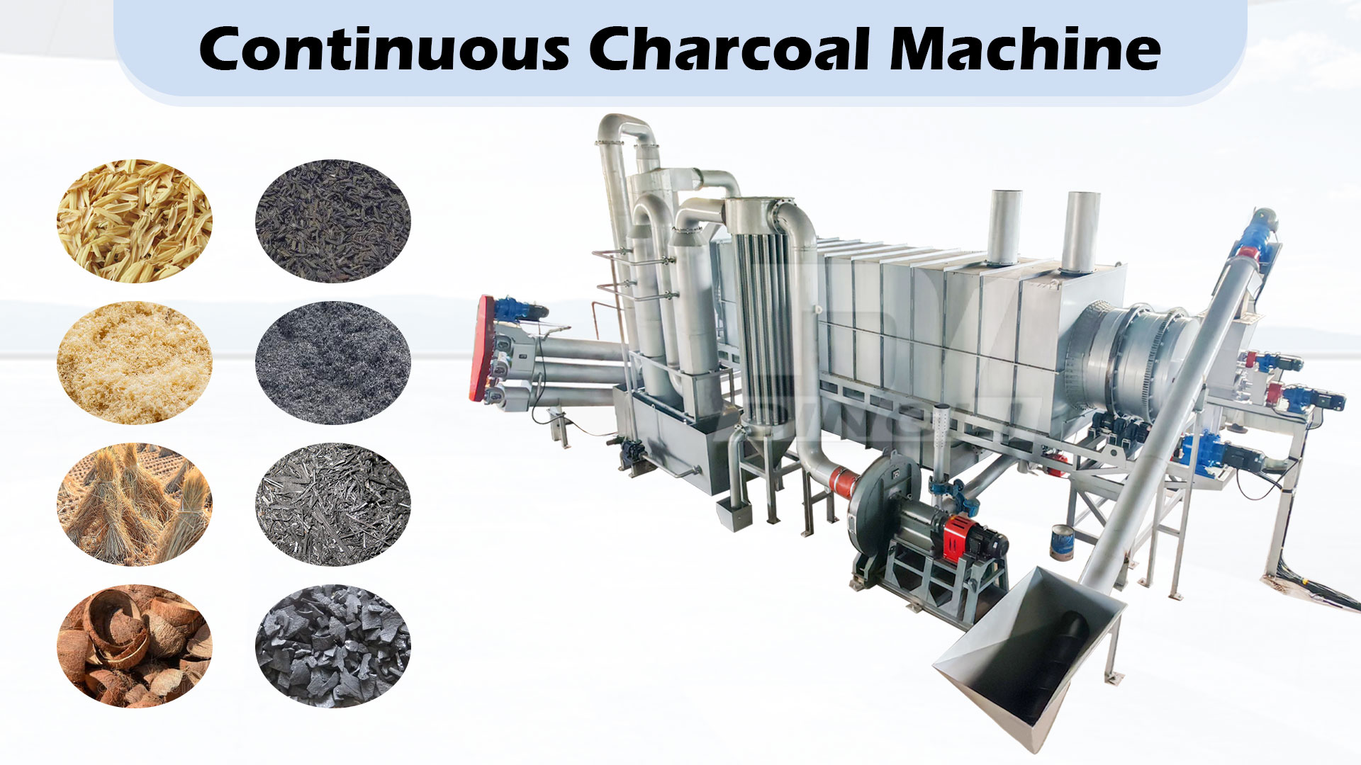 Sawdust carbonization machine: efficient conversion, release the potential of waste resources