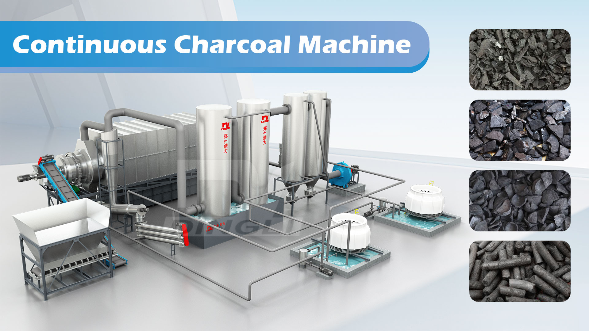 Sawdust carbonization machine: saving money is making money, a smart choice for efficient operation