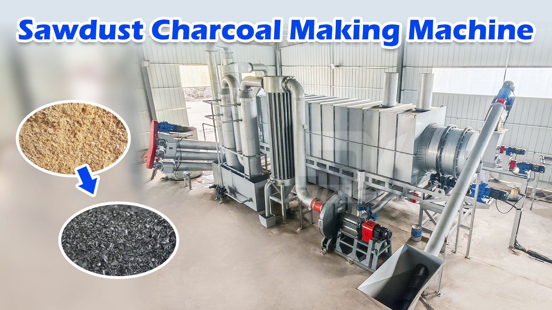 The Sawdust Carbonizer Efficient Conversion Mechanism
