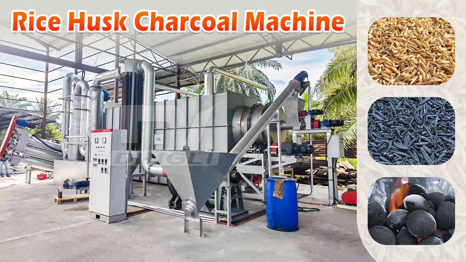The Dual Advantages of a Rice Husk Carbonizer