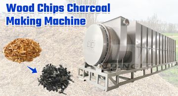 How to achieve smoke-free production in wood carbonization machine