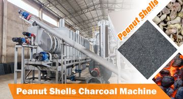 The duet of environmental protection and benefits of peanut shell carbonization machine