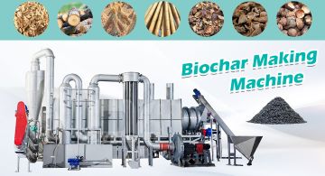 Ecological industrial philosophy of wood chip carbonization machine