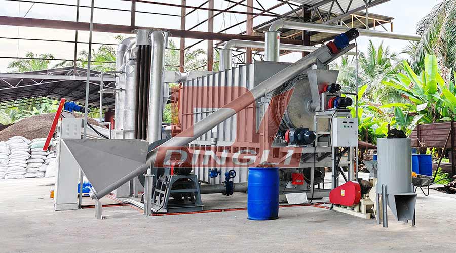 Nut Shell Charcoal Machine