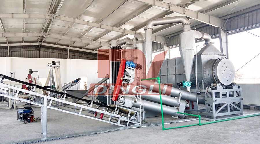Continous Sawdust Charcoal Machine