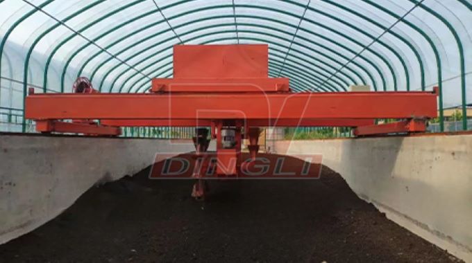 Organic Fertilizer Double Spiral Turning Machine